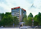 Крышные и динамические установки. Со стороны перекрестка на кольце Мел Крышные и динамические установки. Со стороны перекрестка на кольце Мел